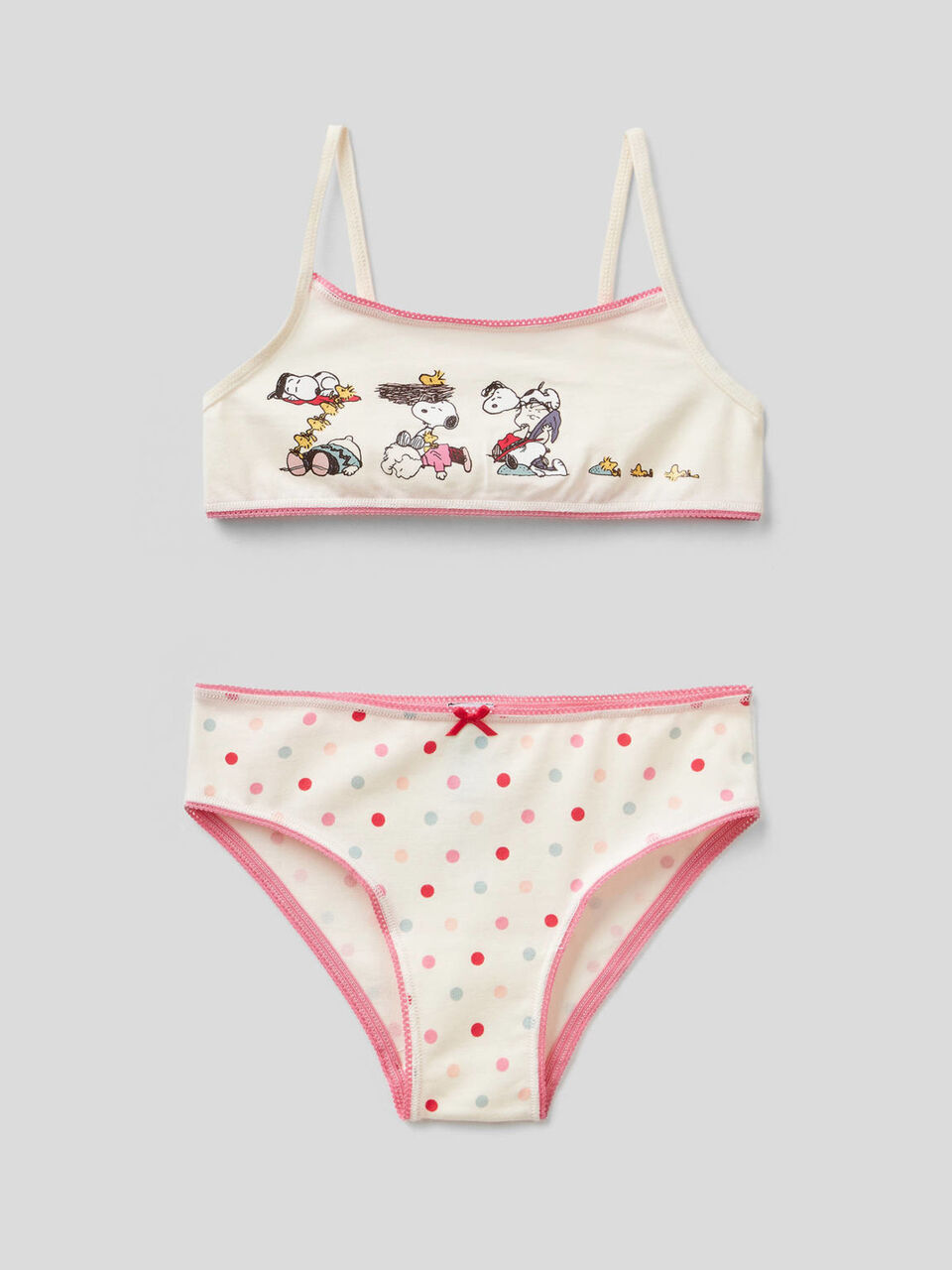 Brassière et slip en coton stretch image number 1