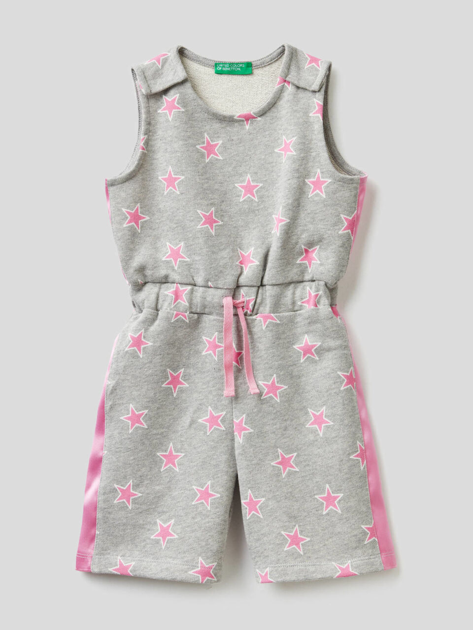 Combi-pantalon en molleton 100% coton image number 1