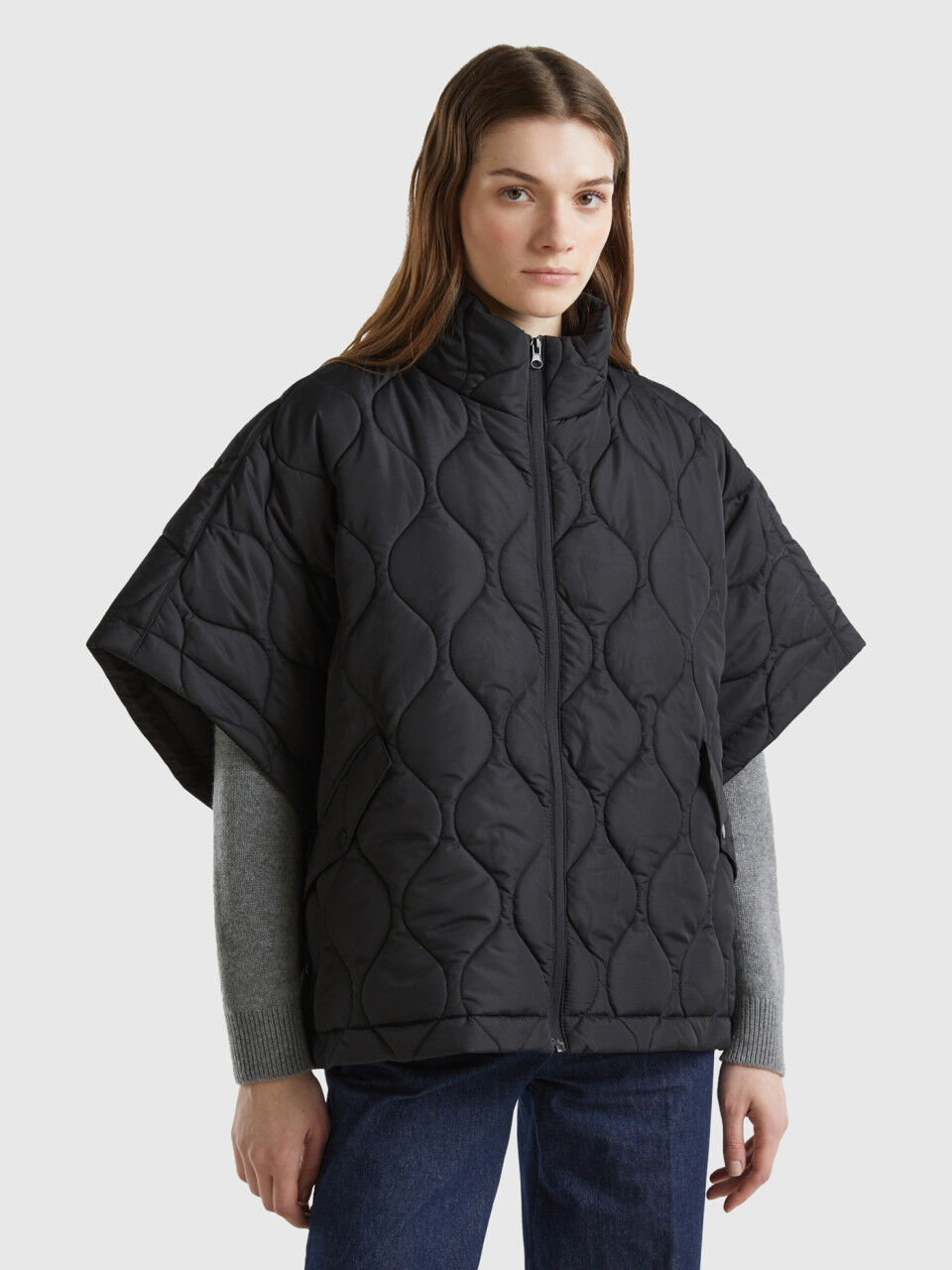Cape et Poncho Femme Nouvelle Collection 2024 Benetton