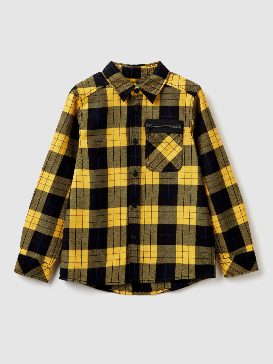 Chemise à carreaux en flanelle image number 1