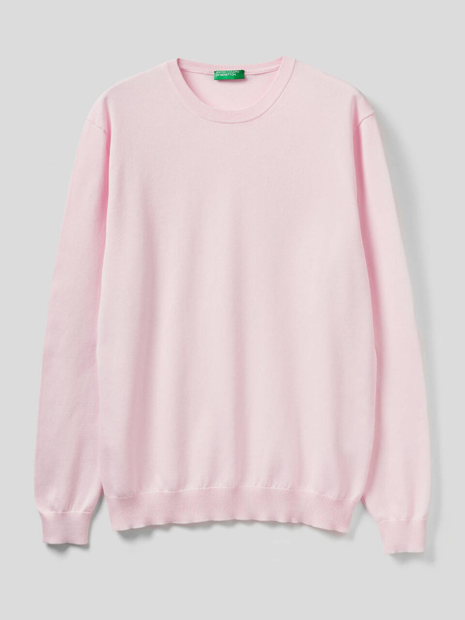 Pull col rond 100% coton image number 1