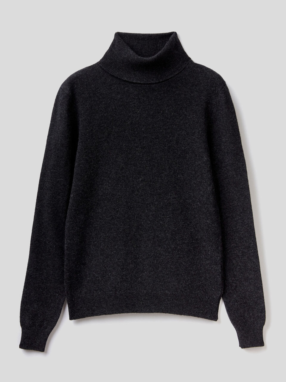 Pull chaud col roulé en pure laine vierge image number 1