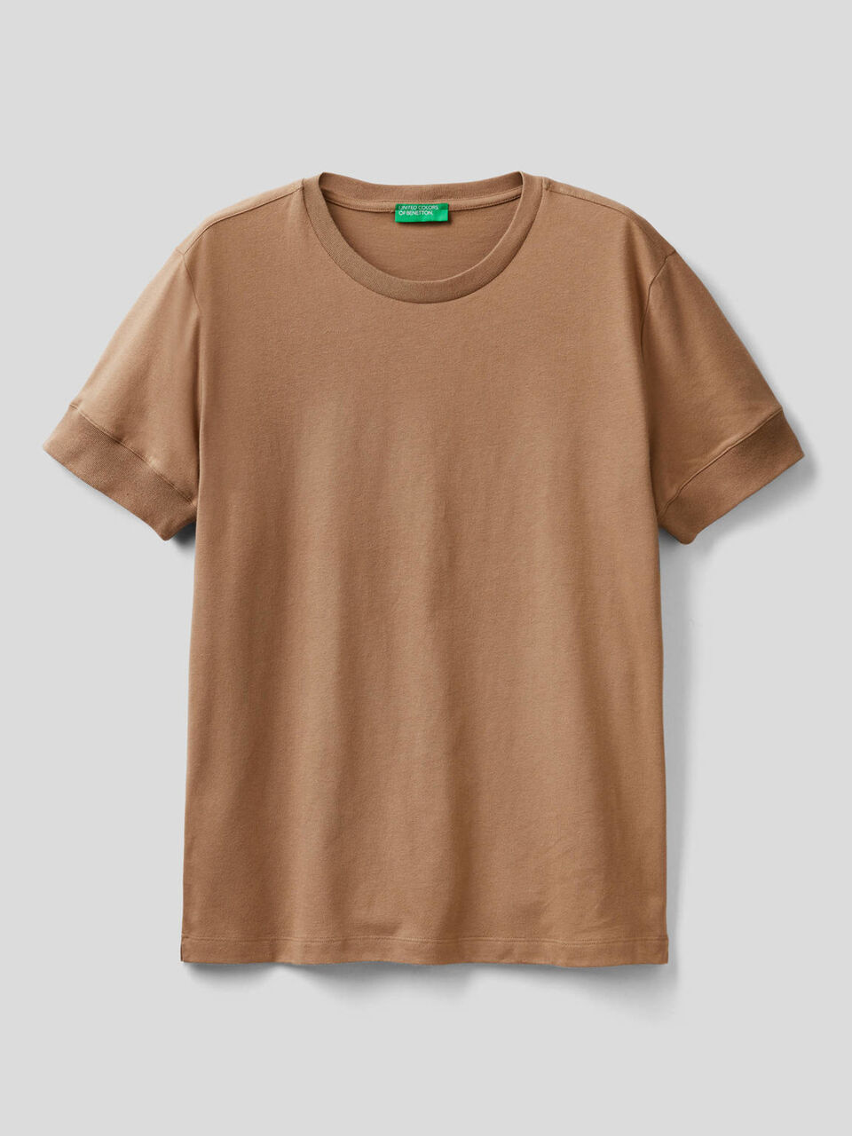 T-shirt uni à manches courtes image number 1