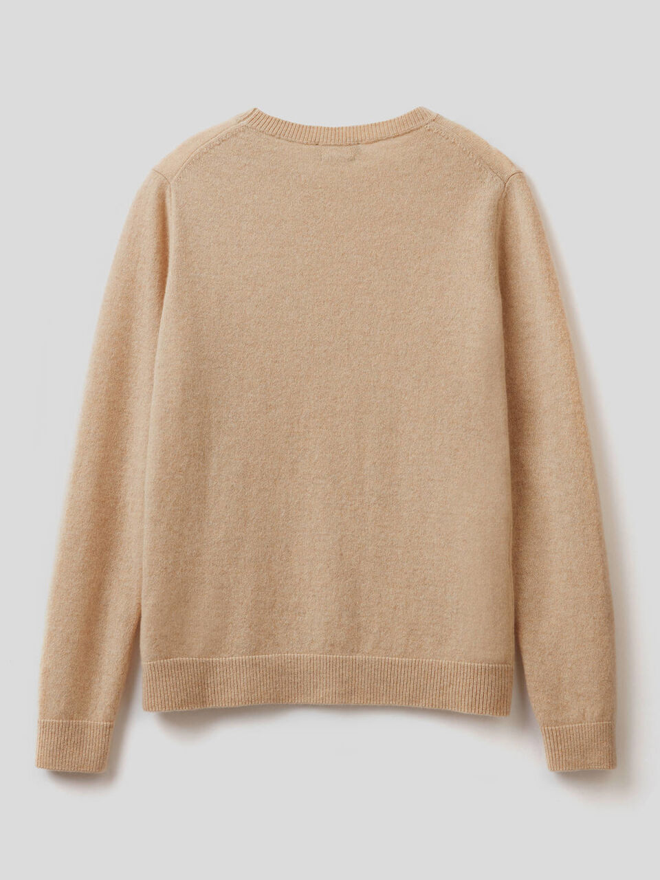 Pull col rond en pur cachemire image number 2