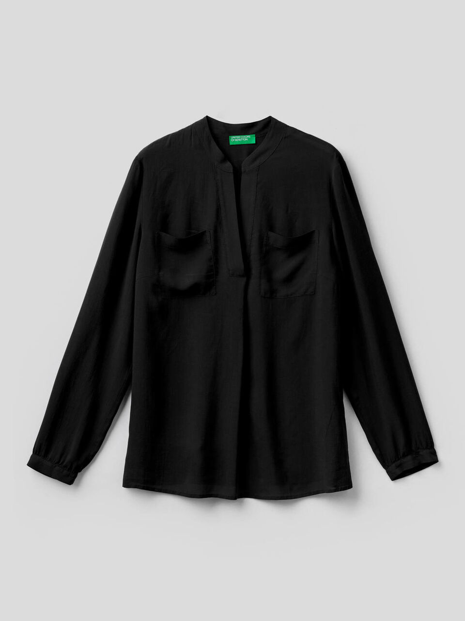 Blouse fluide col en V image number 1