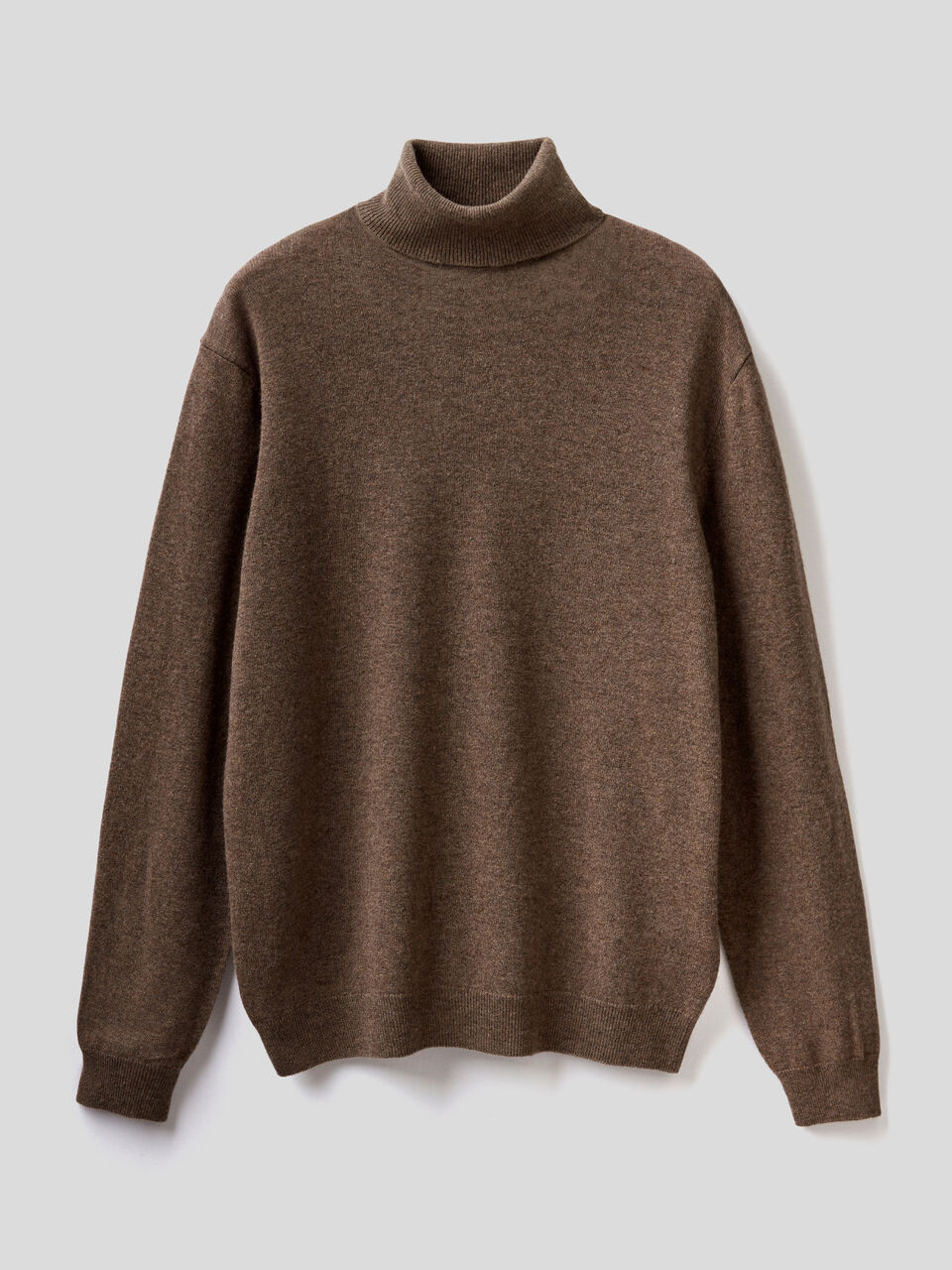 Pull col roulé en pure laine vierge image number 1
