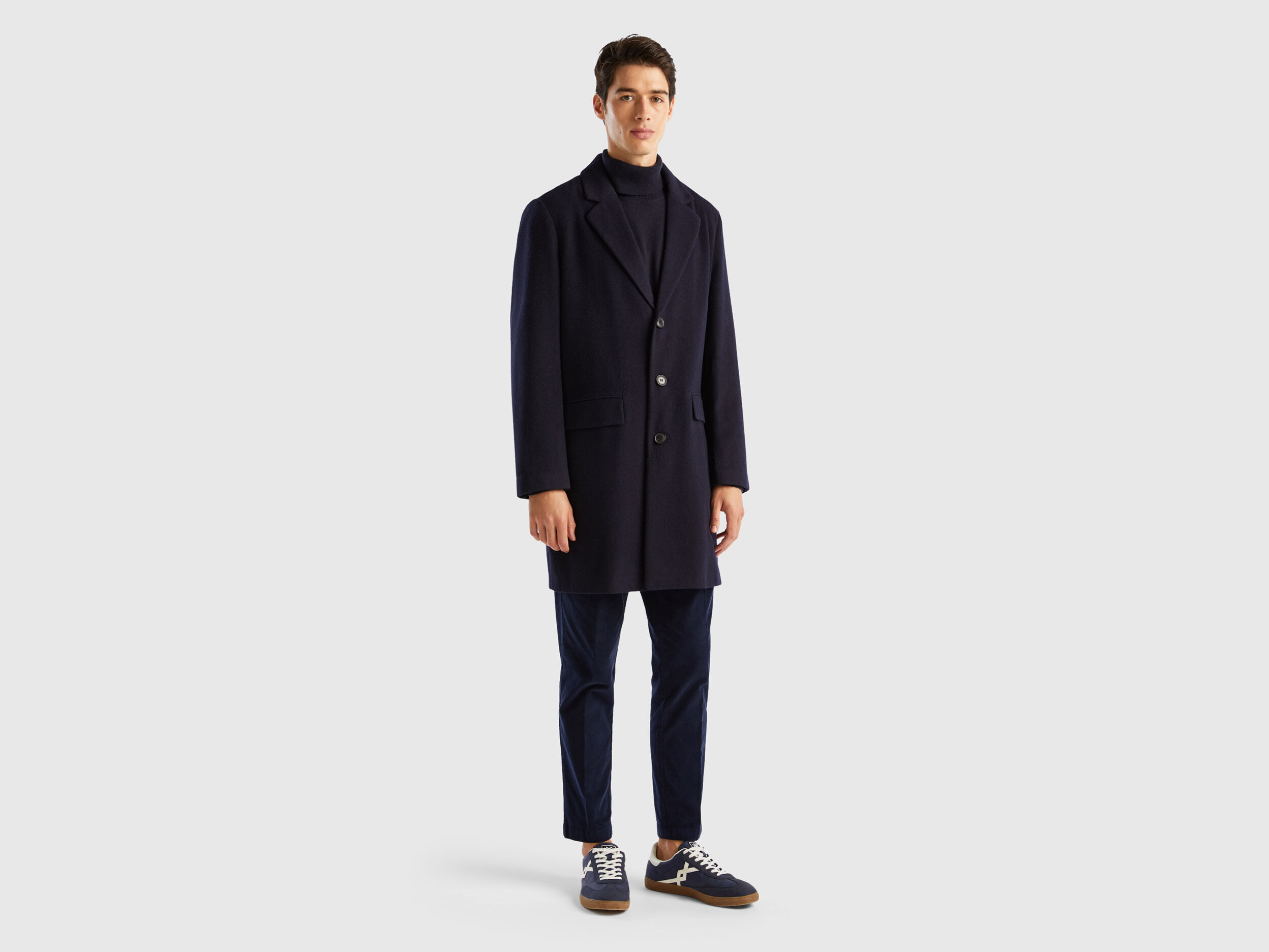 Manteau best sale doublé homme