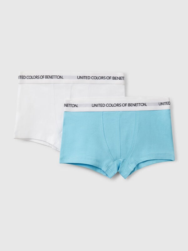 Deux caleçons avec élastique logotypé Garçon