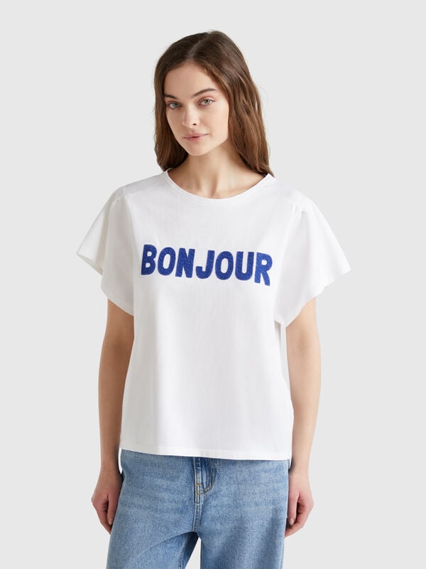 T-shirt avec broderie Femme