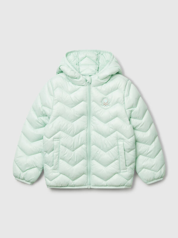 Veste matelassée avec capuche Filles