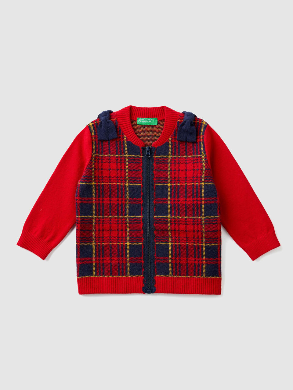 Gilet tartan à nœuds image number 1