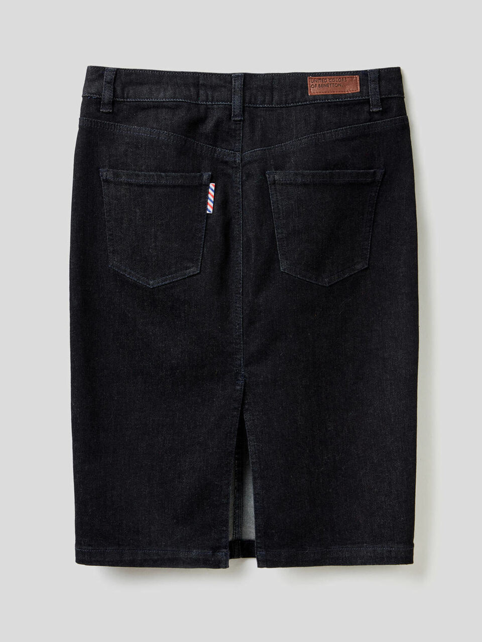 Jupe fourreau en jeans stretch image number 2