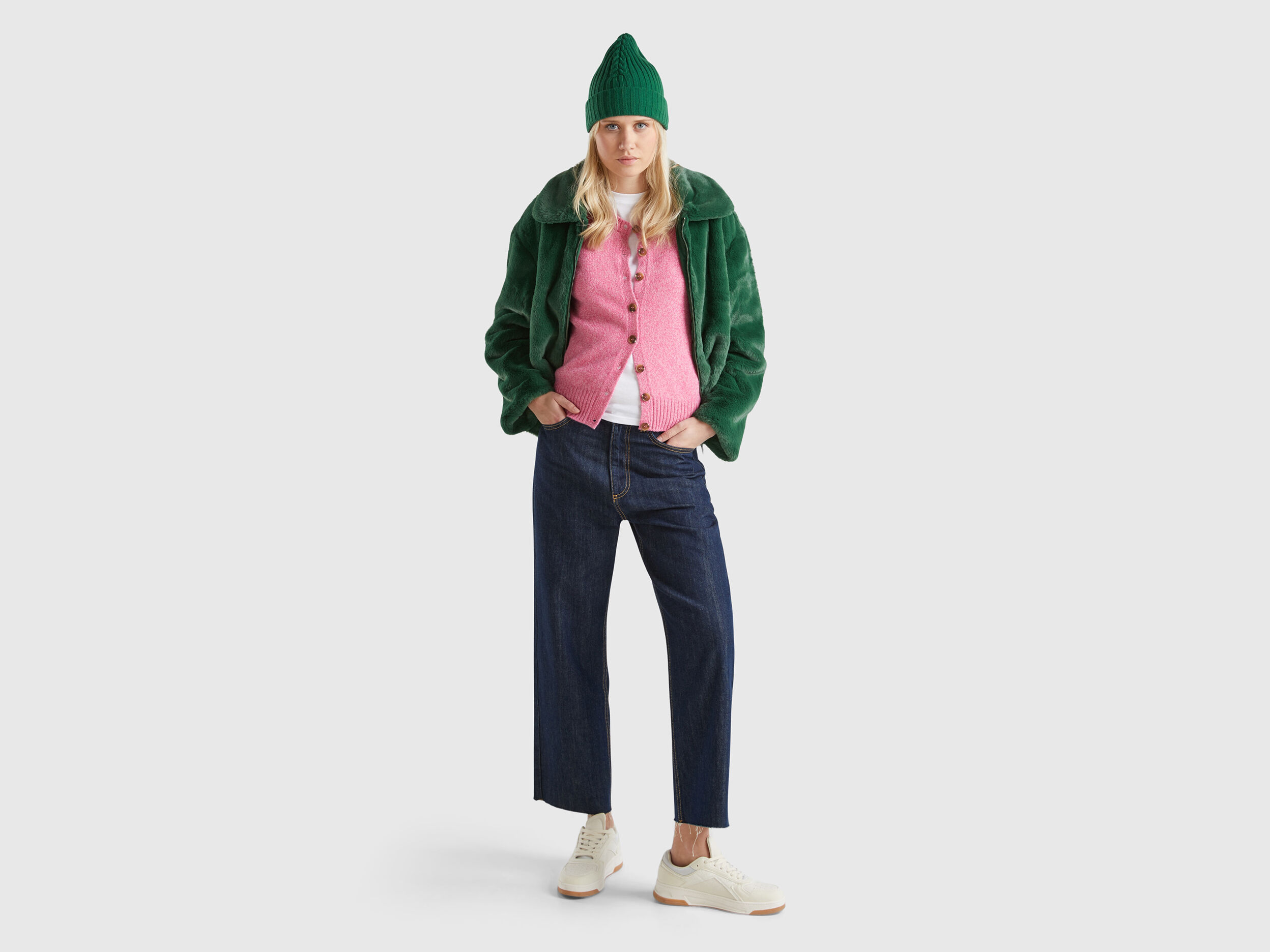 Maille Iconique Laine Shetland Femme 2024 Benetton