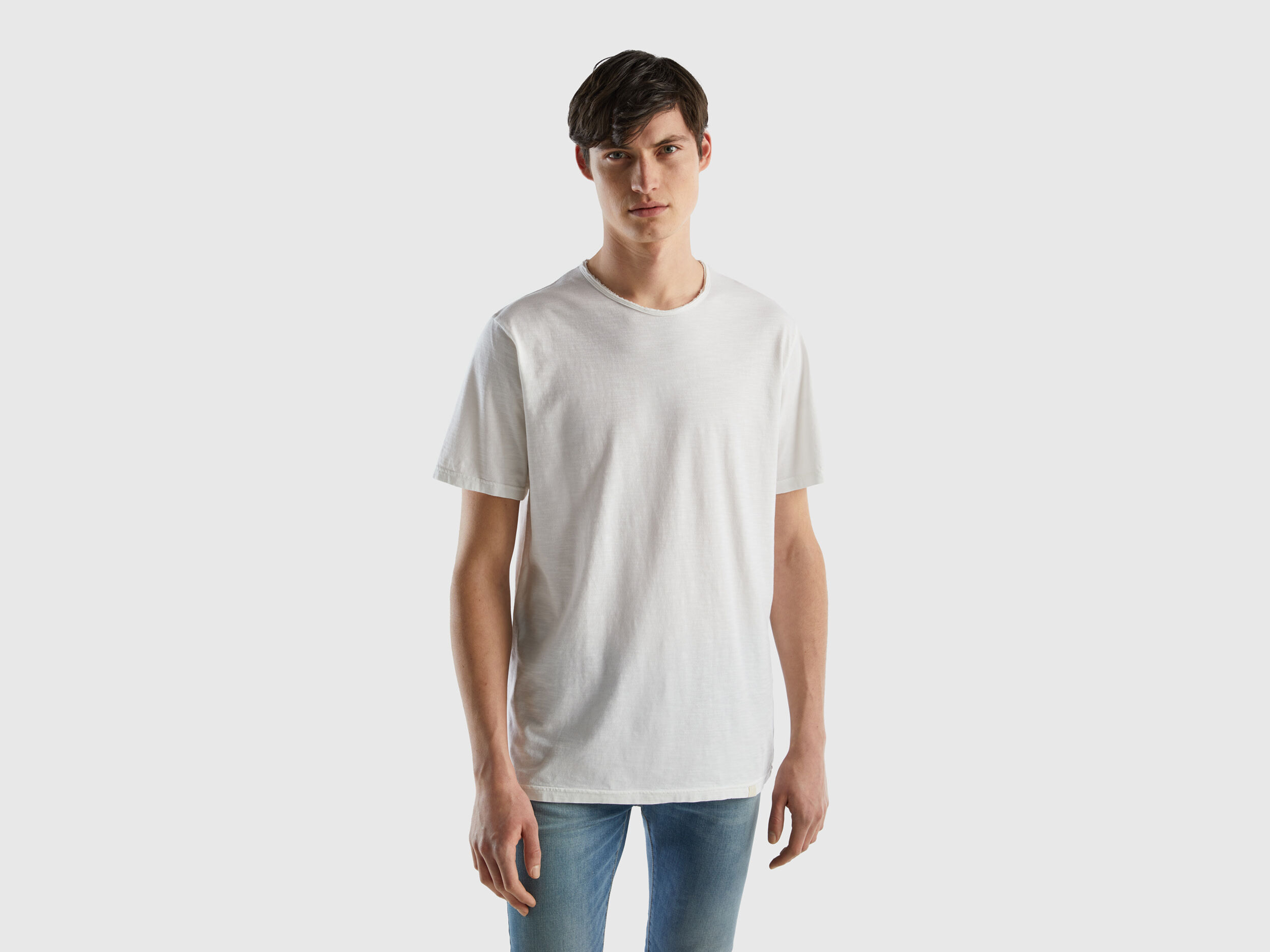 T shirt outlet coton flammé homme