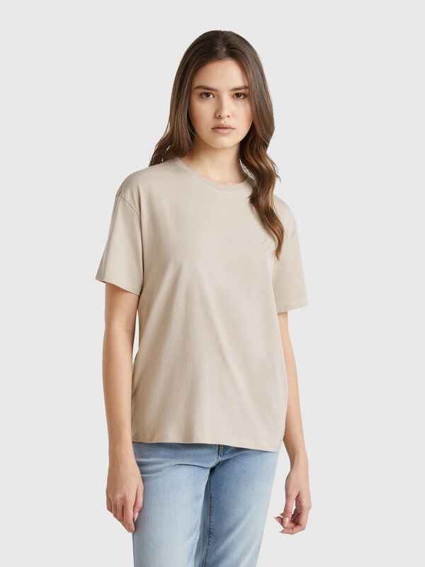 T-shirt à manches courtes 100% coton Femme