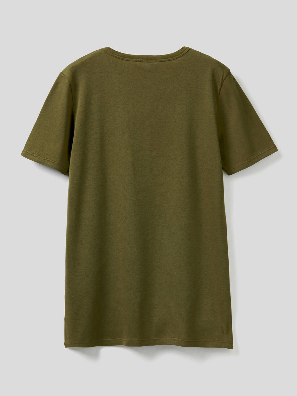 T-shirt 100% coton avec logo imprimé pailleté image number 2