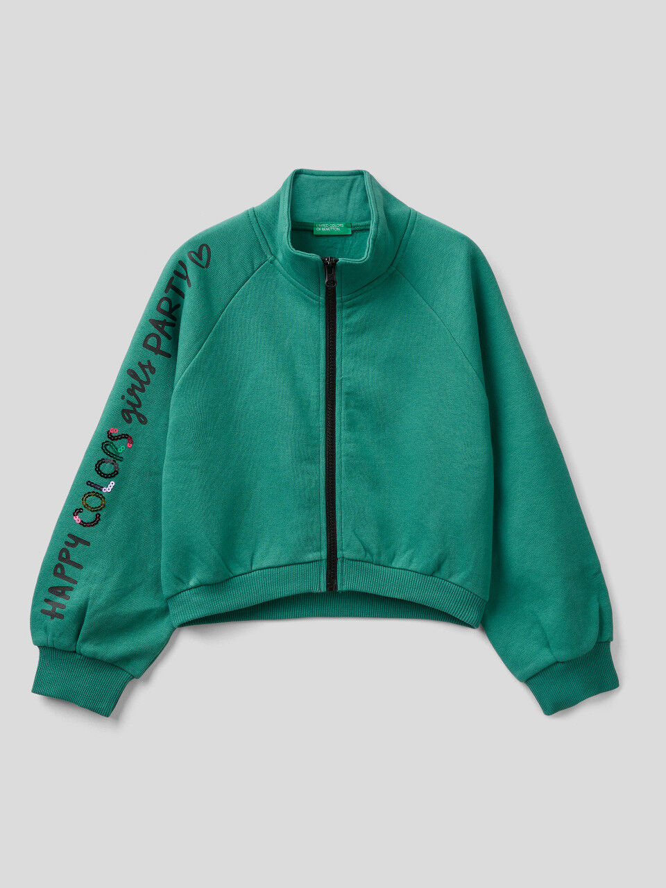 United Colors of Benetton Fille Vêtements Pulls & Gilets Pulls Sweatshirts Sweat Chaud À Empiècements Lamés 