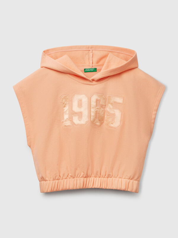 Sweat sans manches à capuche Filles