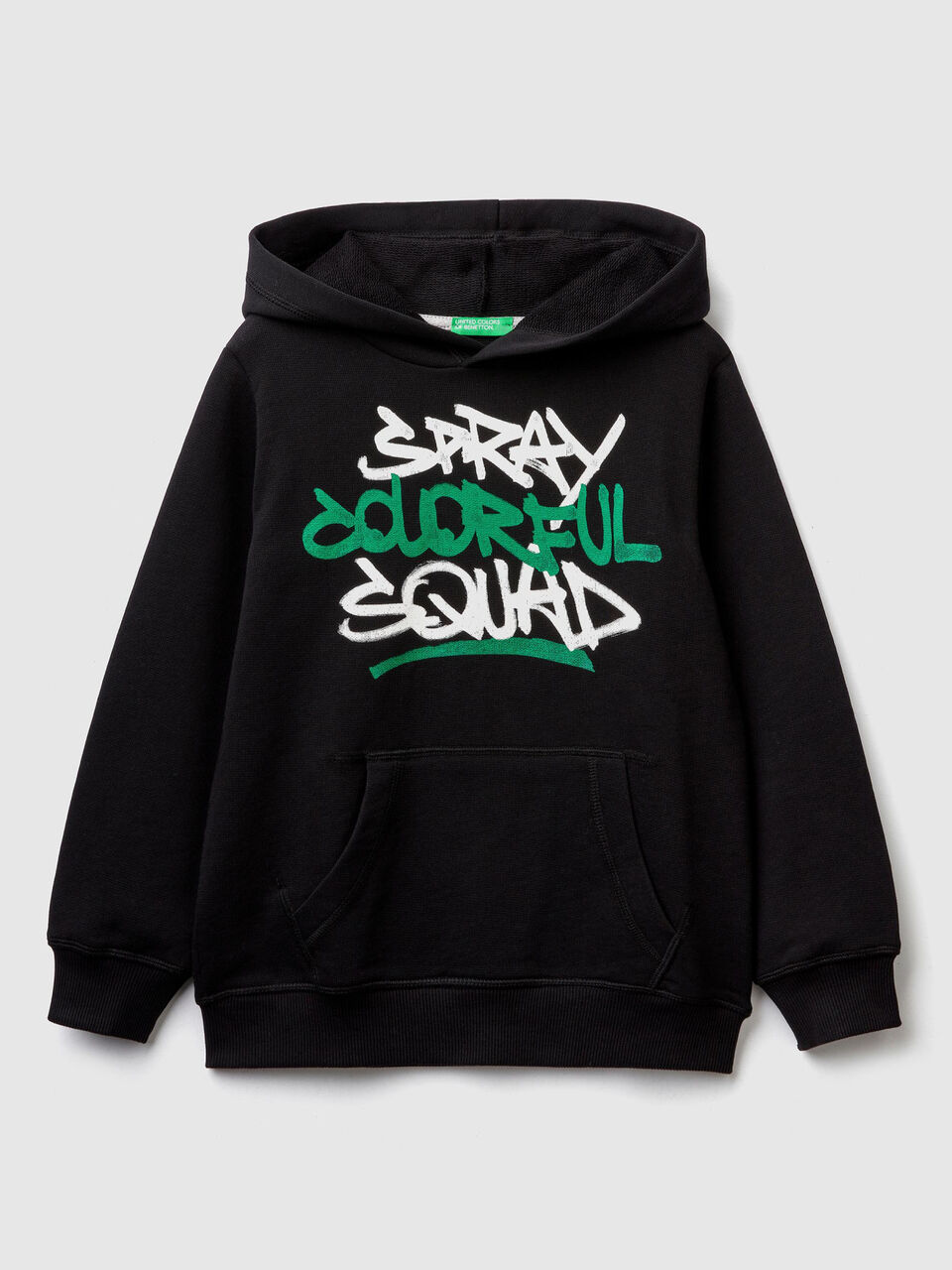 Sweat avec impression et poche kangourou image number 1