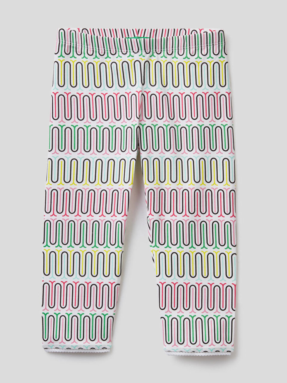 Legging 3/4 en coton stretch image number 1