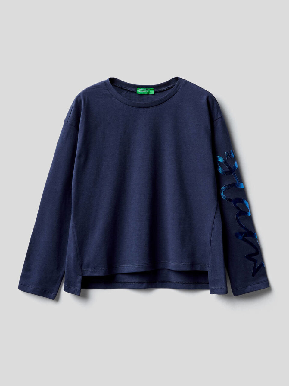 T-shirt manches longues 100% coton image number 1