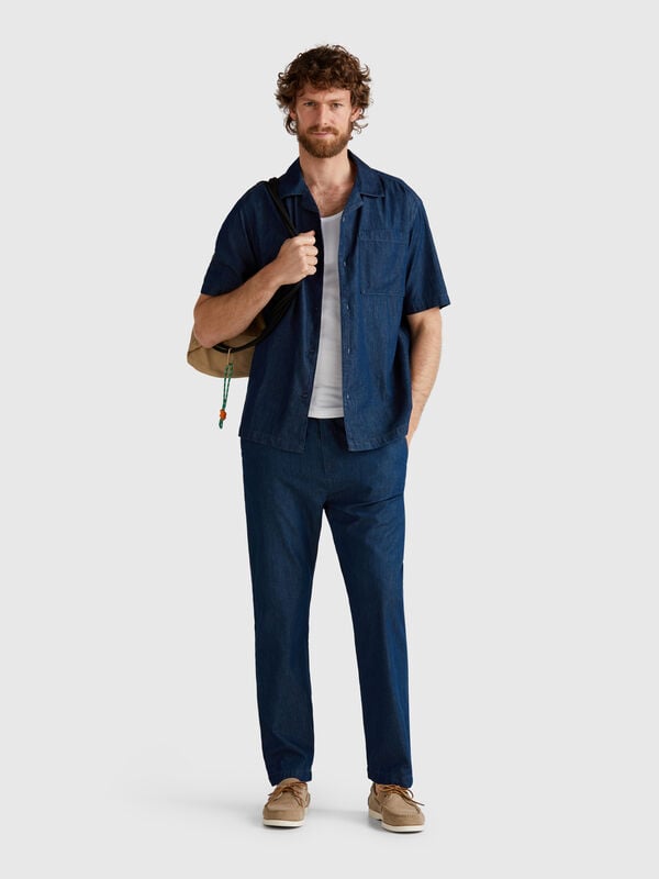 Pantalon en chambray Homme