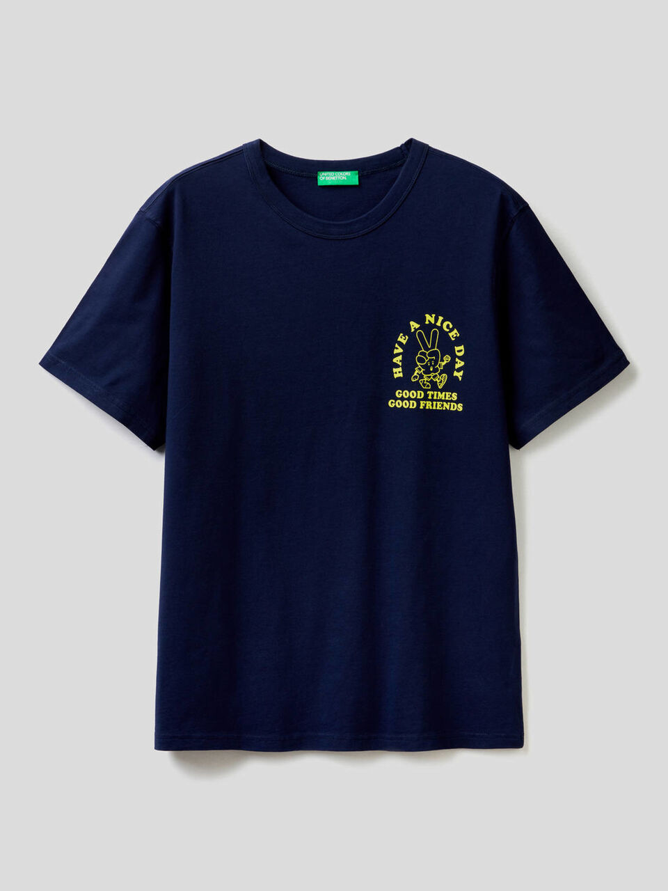 T-shirt en pur coton avec imprimé image number 1