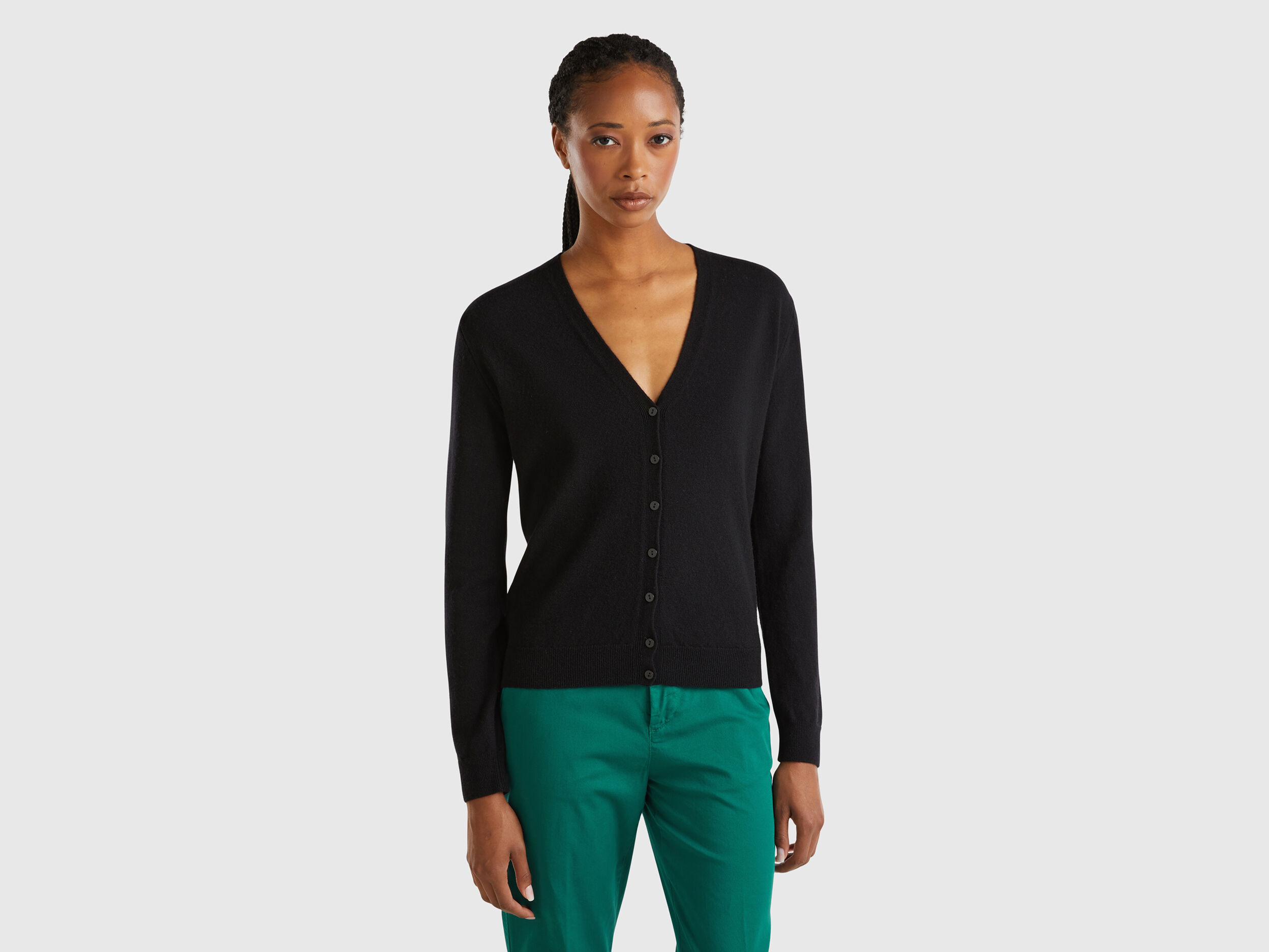 Pulls Sans Manches Laine Merinos Femme 2024 Benetton