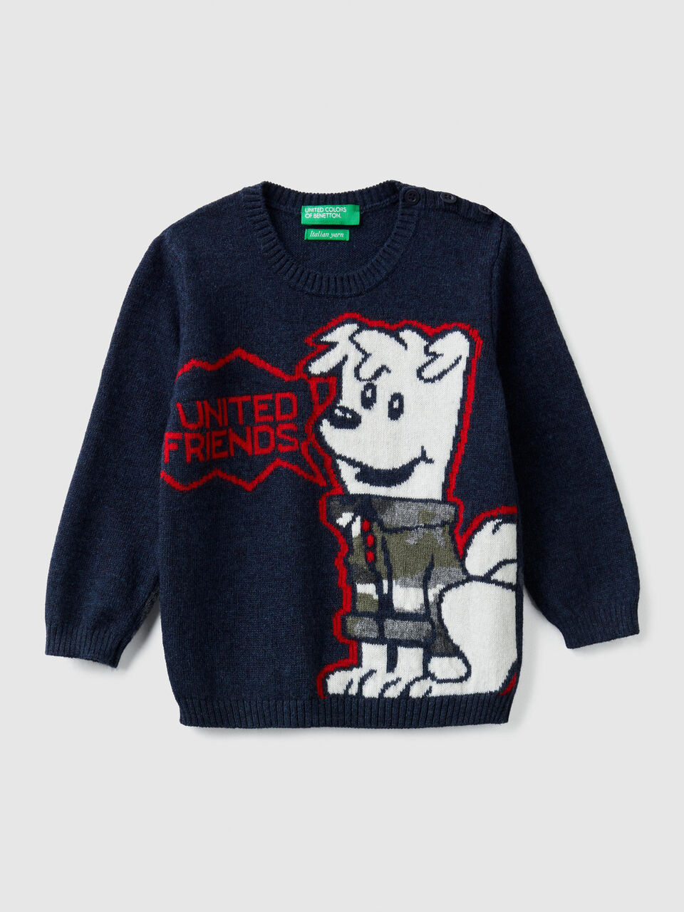 Pull tricot à intarsia image number 1