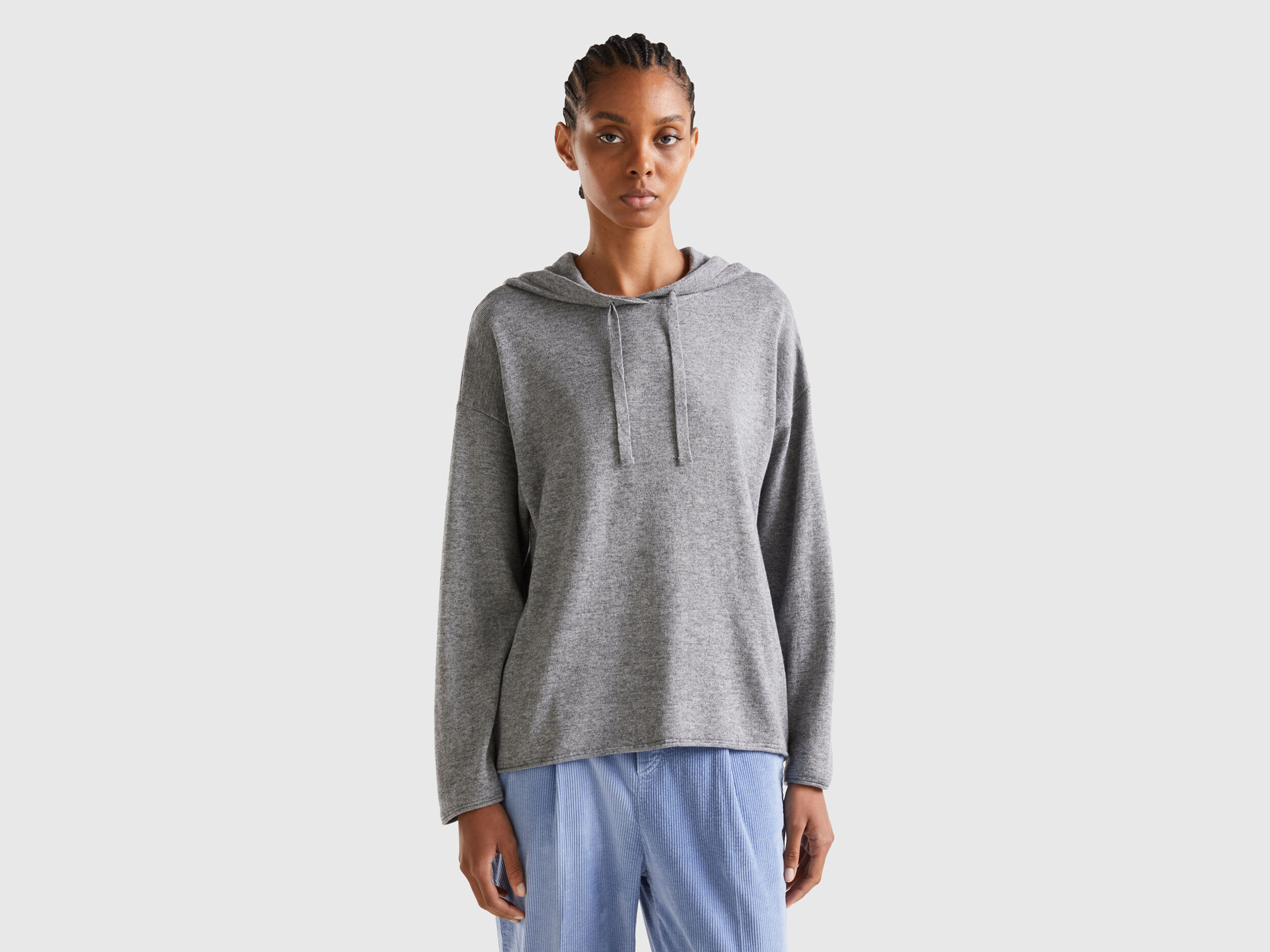 Gilet cachemire capuche best sale femme