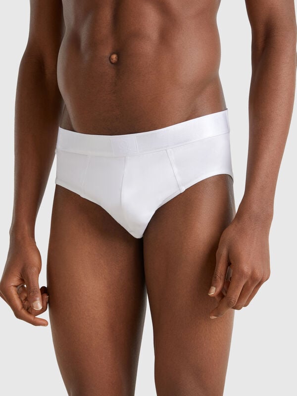 Slip en coton mélangé Homme