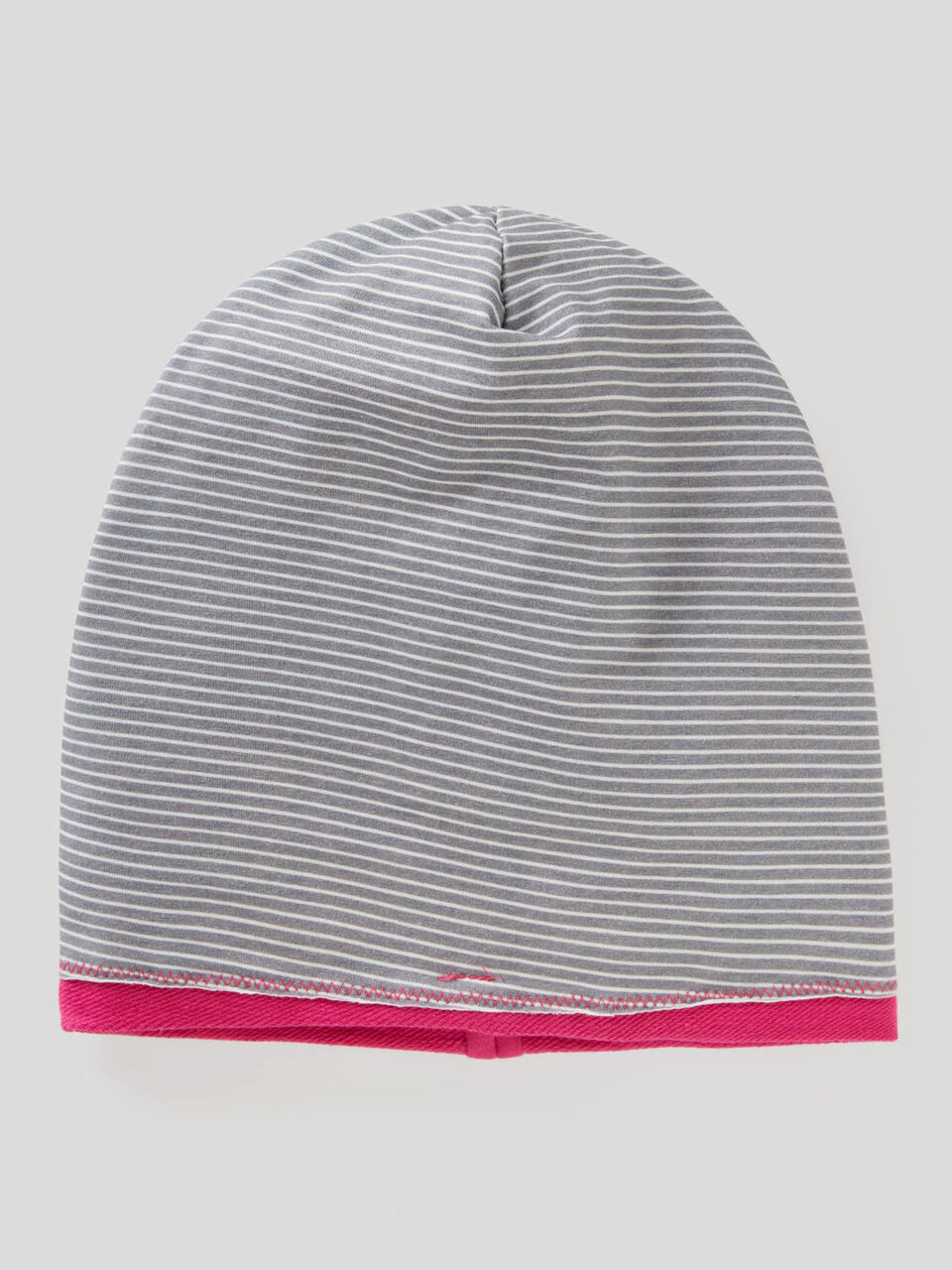 Bonnet réversible en coton stretch image number 2