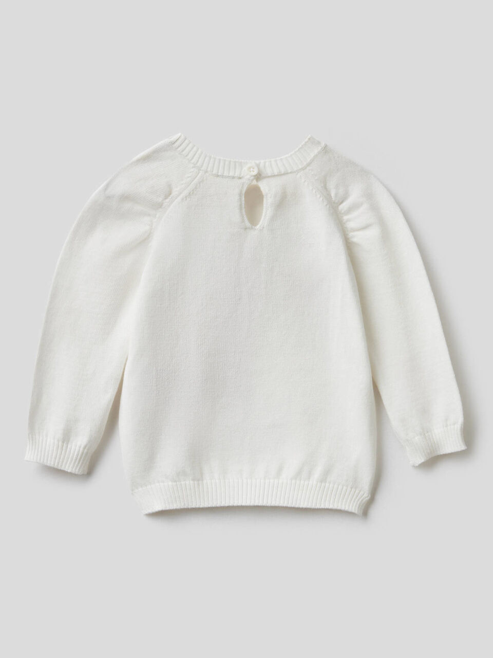 Pull en pur coton avec broderie image number 2