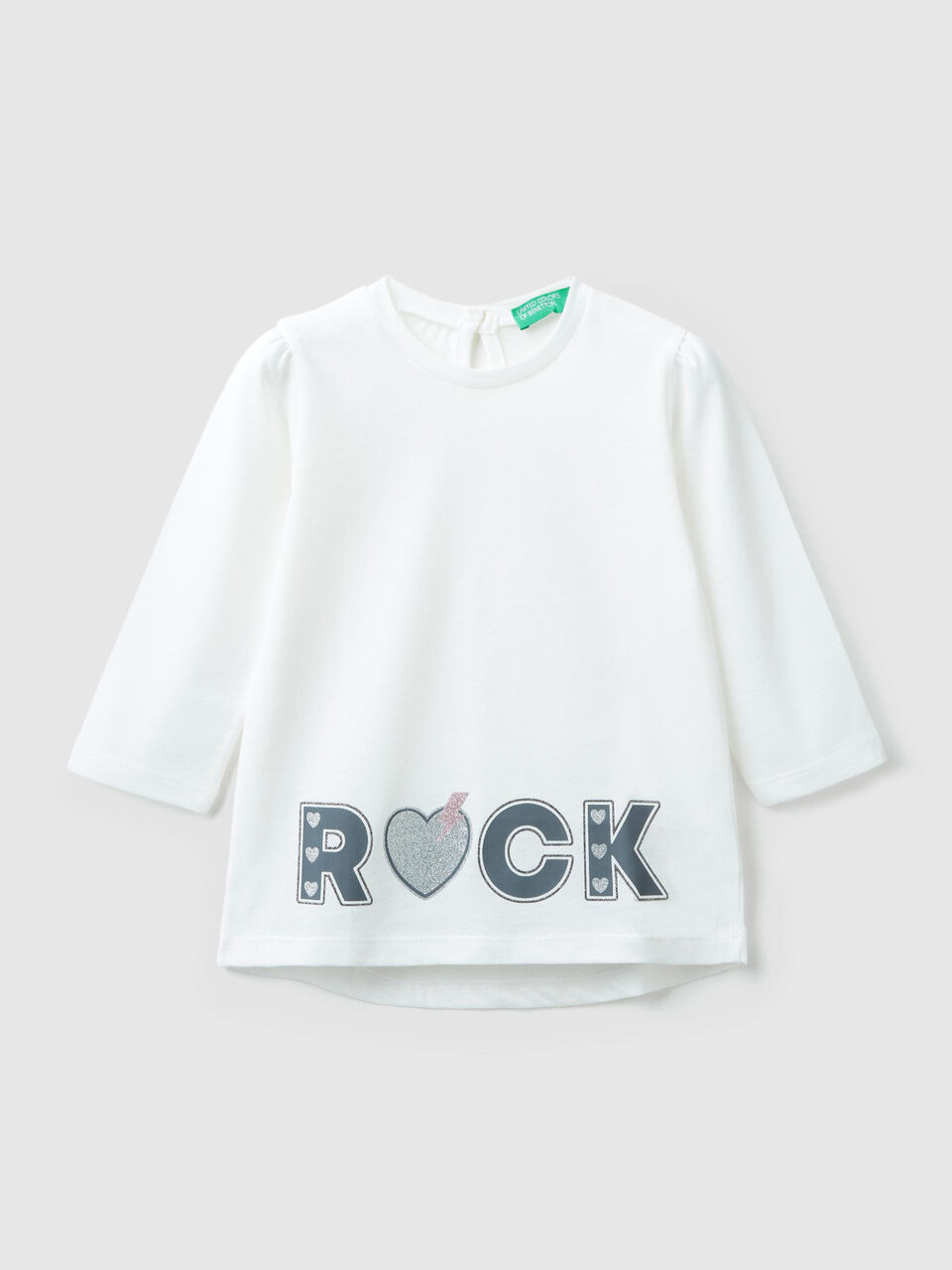 T-shirt avec inscription et paillettes image number 1