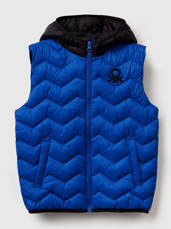 Gilet rembourré avec capuche Garçon