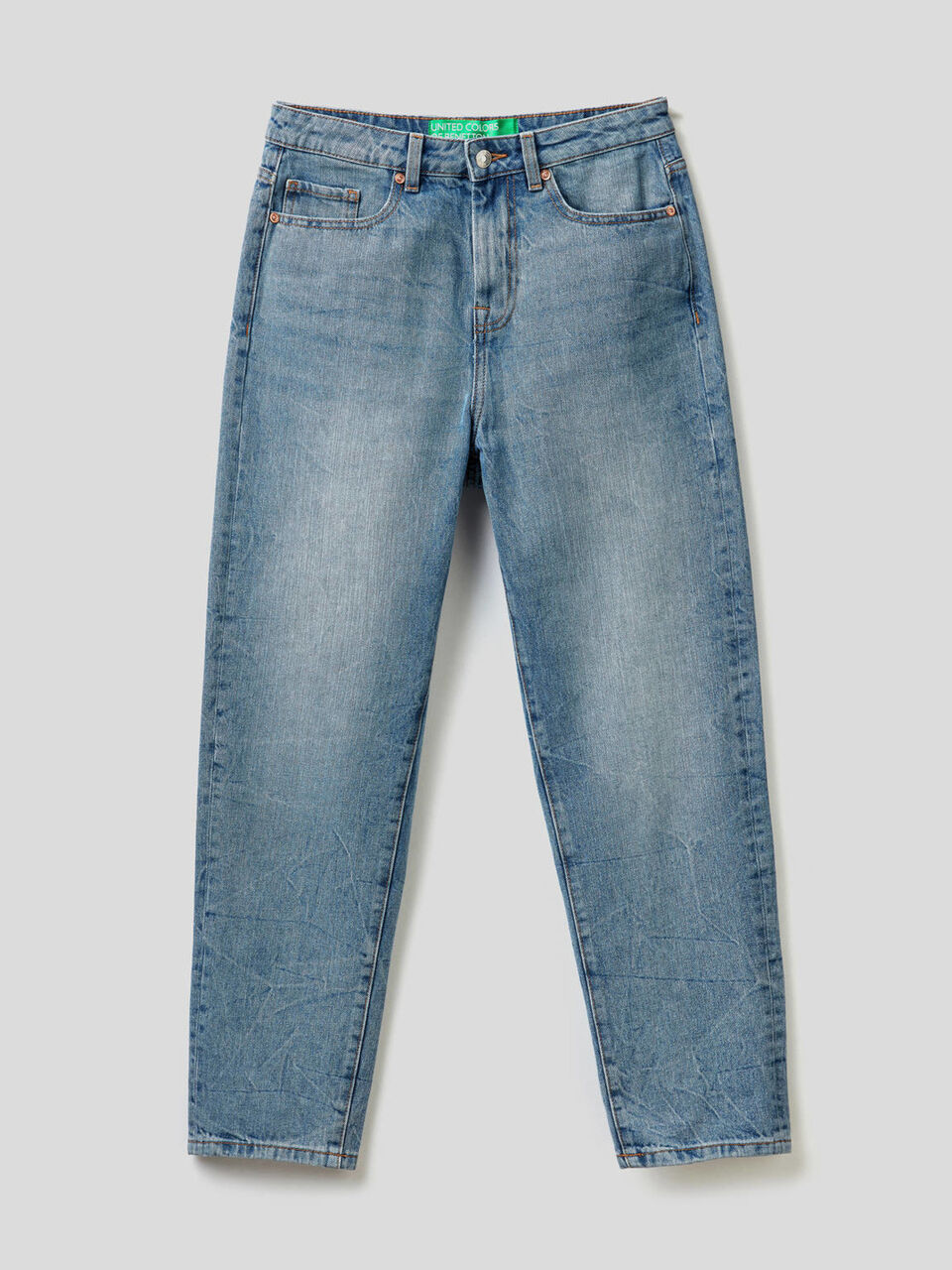Jeans boyfriend 100% coton image number 1