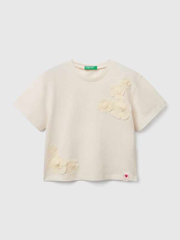 T-shirt avec applications Filles