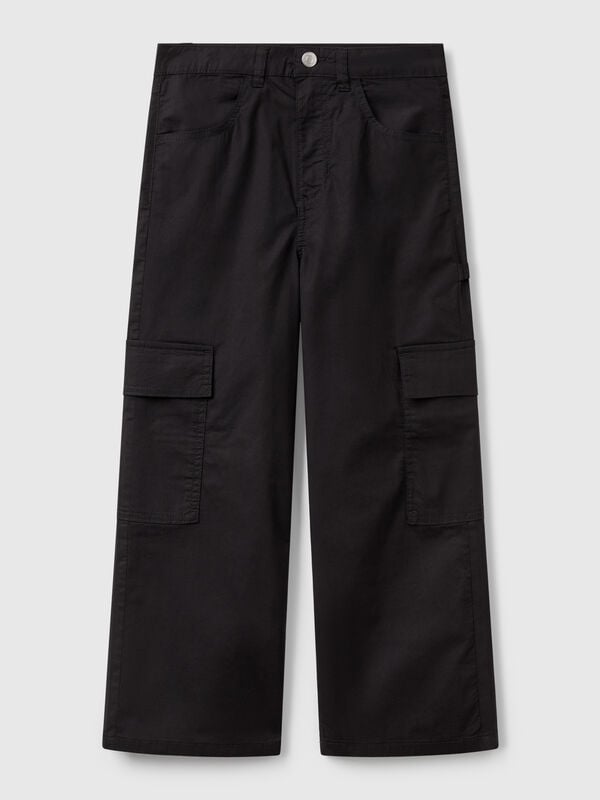 Pantalon cargo coupe large Filles