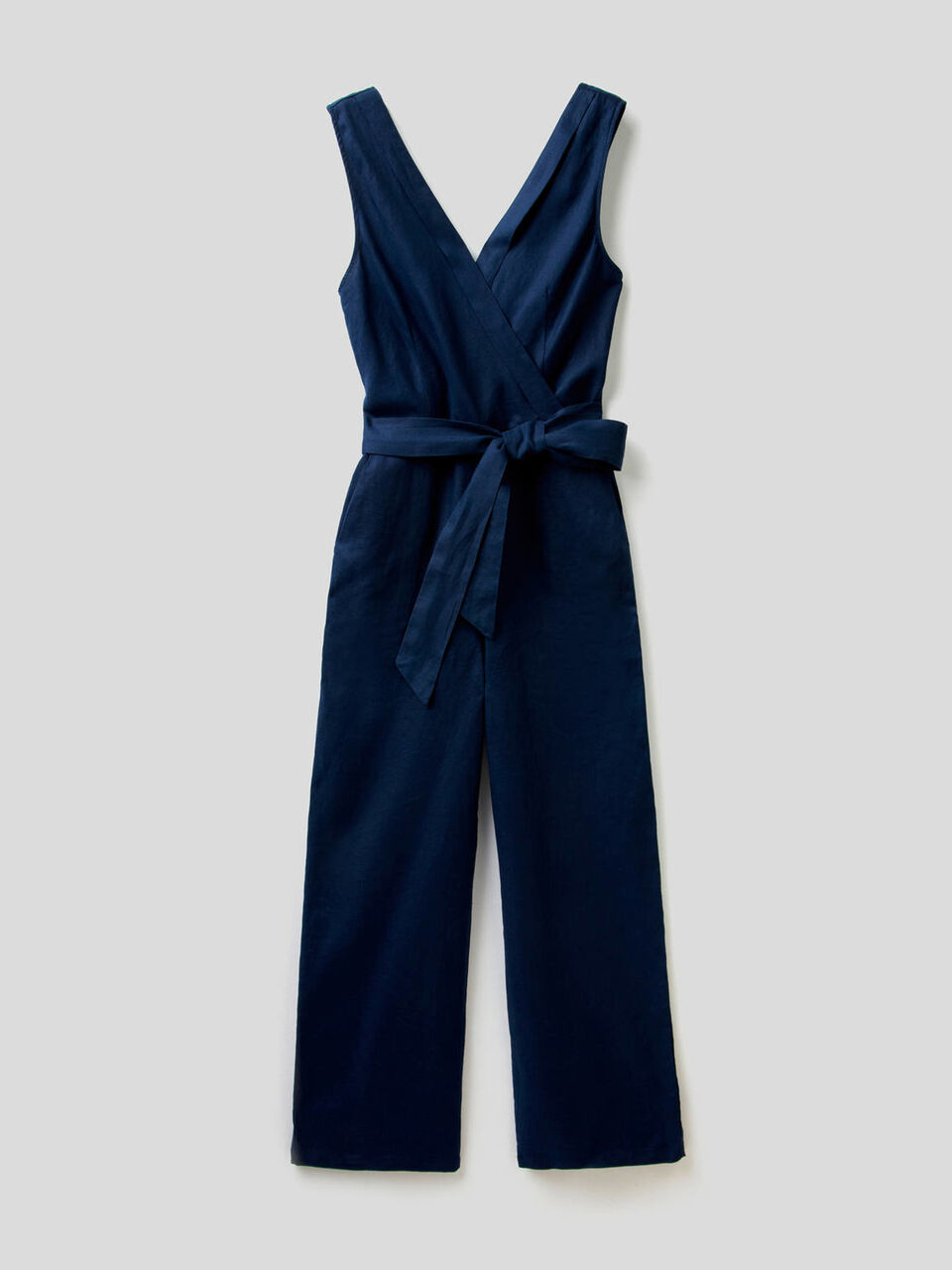 Combi-pantalon en pur lin image number 1