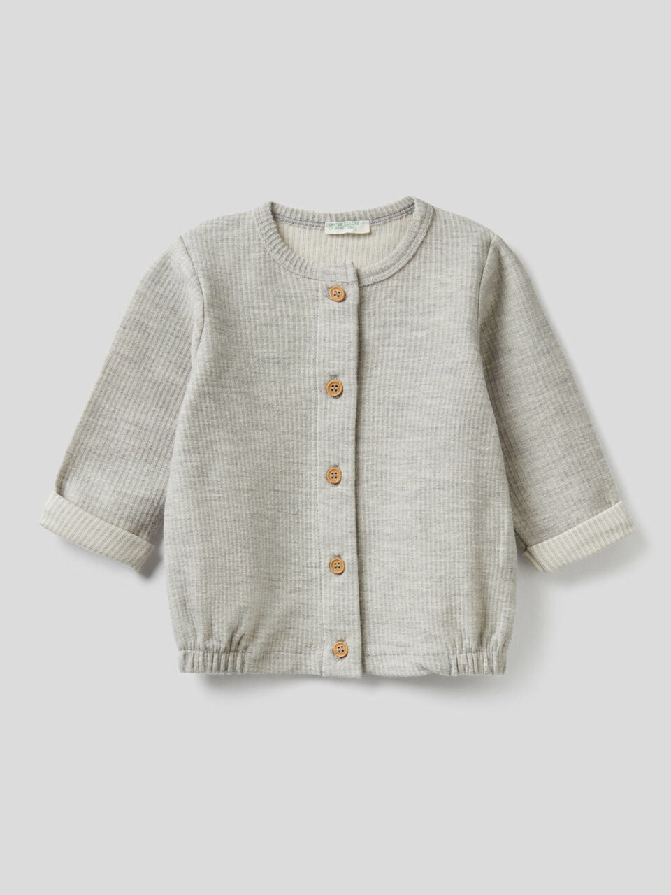 Gilet en tissu rayé stretch image number 1