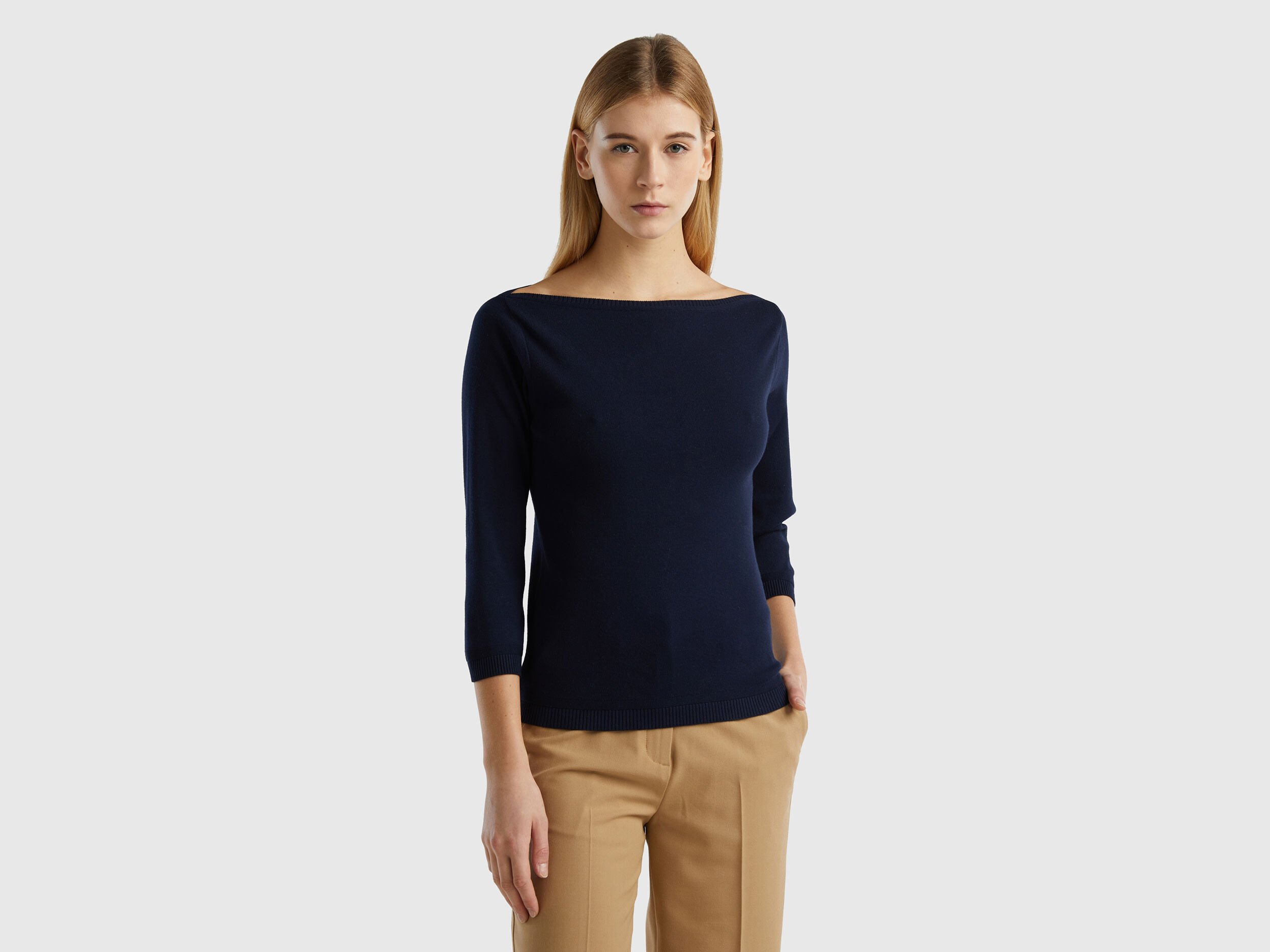 Maille Iconique Coton Femme Collection 2024 Benetton