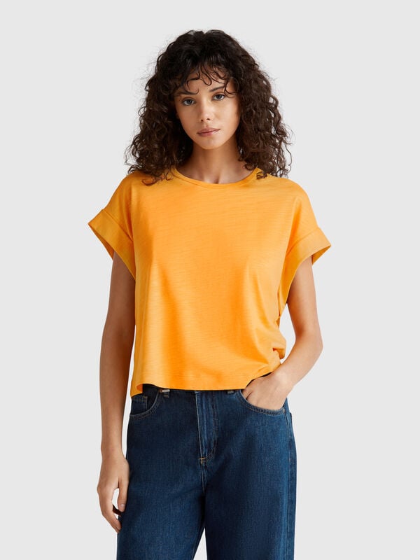 T-shirt coupe carrée Femme