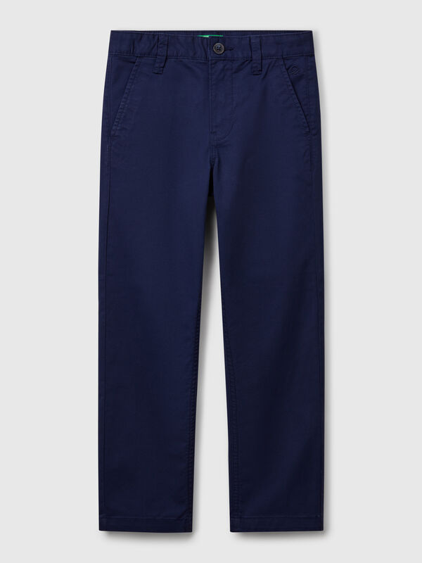 Chino coupe slim en coton stretch Garçon
