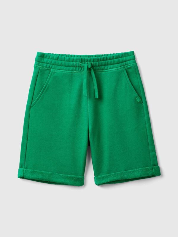 Bermuda en molleton pur coton Garçon