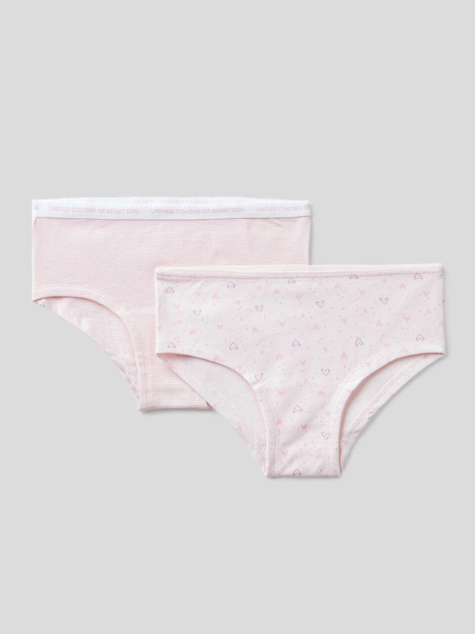 Deux shortys en coton stretch image number 1