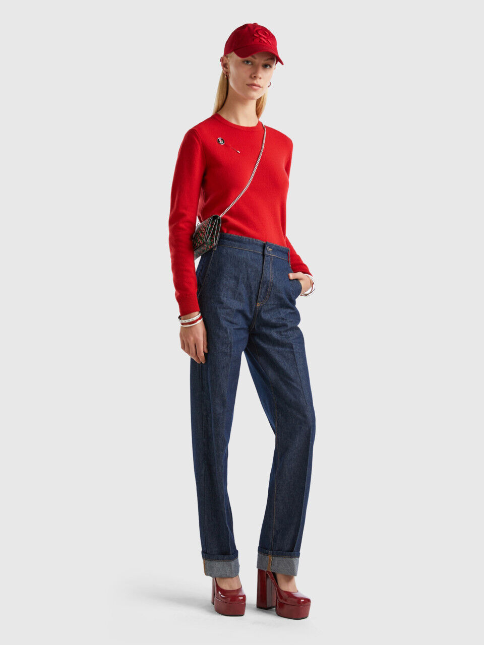 Jean taille clearance haute 50