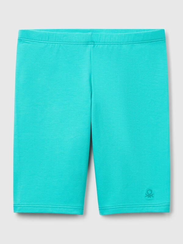 Legging court en coton stretch Filles