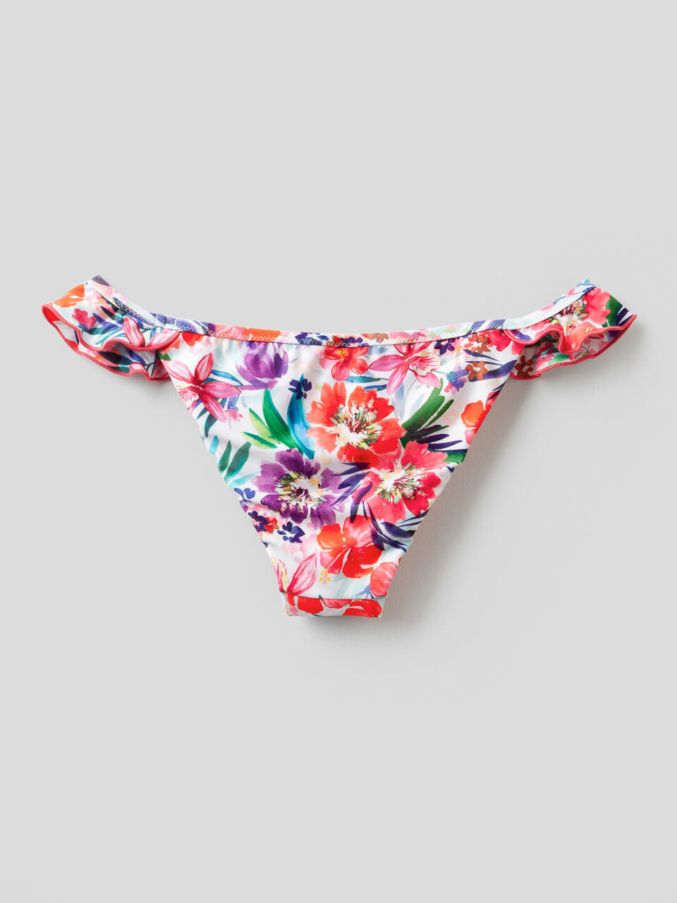 Slip de bain imprimé à fleurs image number 2