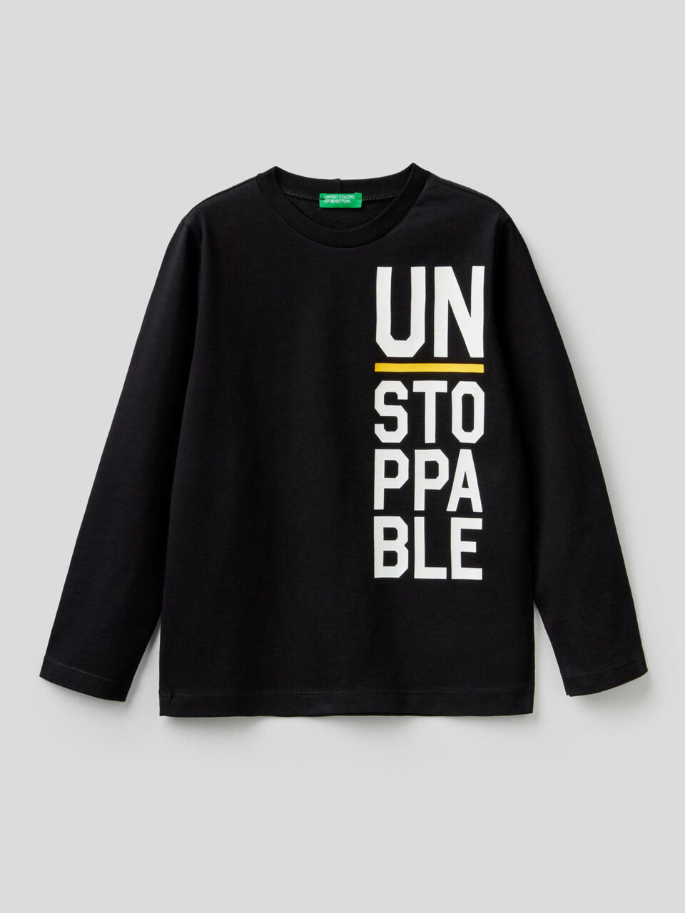 T-shirt manches longues en coton bio image number 1