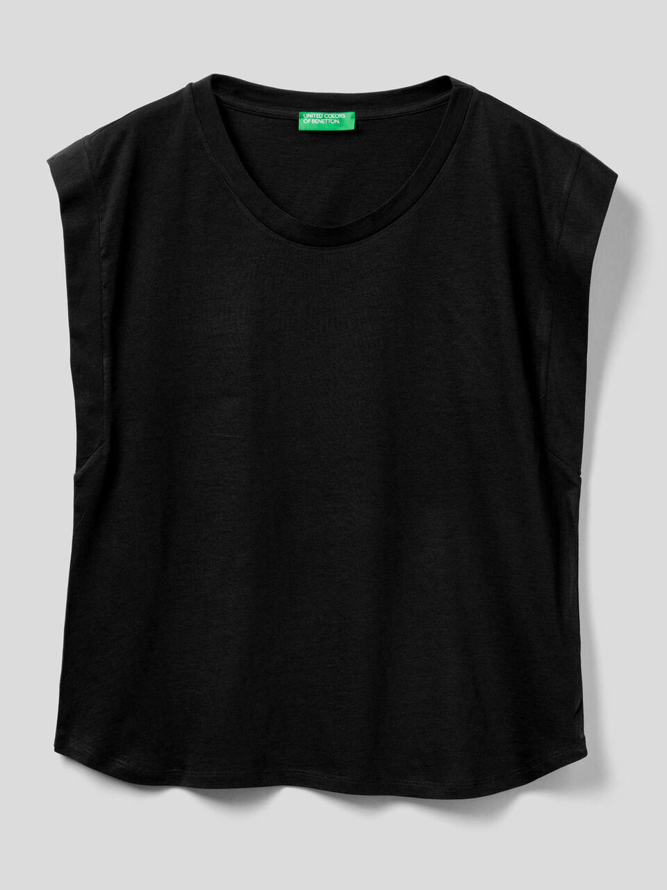 T-shirt en coton avec mancherons image number 1
